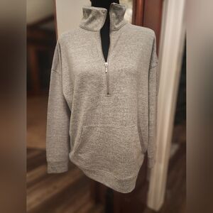 Haven well within grey 1/4 zip, size small
